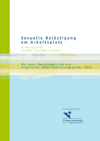 Abbildung der Broschüre zum Thema sexuelle Belästigung