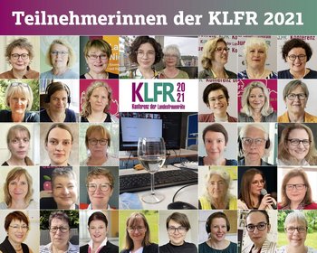 Fotos-Collage aller Teilnehmerinnen am KLFR 2021