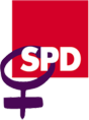 Logo Arbeitsgemeinschaft Sozialdemokratischer Frauen, AsF, Landesverband Saarland