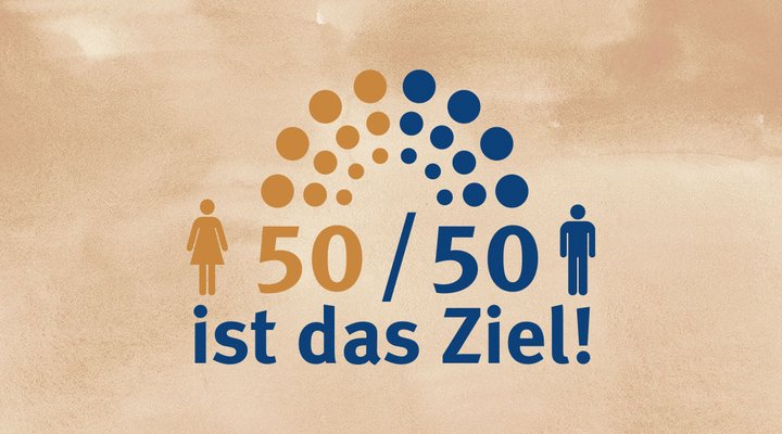 Mann und Frau im Parlament: 50/50 ist das Ziel